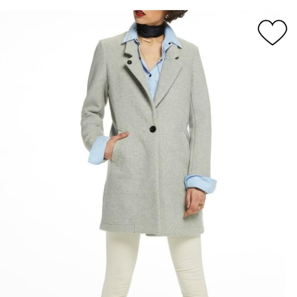 ISO Scotch & Soda Bonded Wool Coat